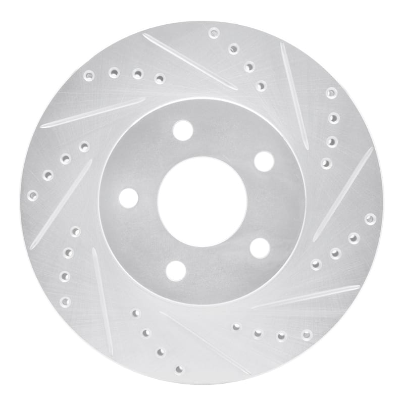 R1 Concepts — R1 07-10 Chevrolet COBALT Front Right Drilled & Slotted Silver Brake Rotor
R1 Brake Rotor Drill