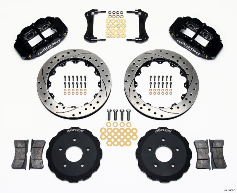 Wilwood — Wilwood Narrow Superlite 6R Front Hat Kit 13.06in Drilled Backdraft Cobra (BMW E36 Based)
BRAKE KIT