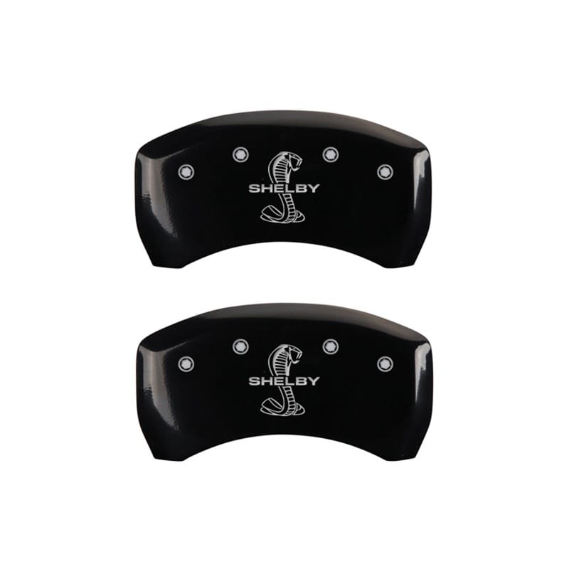 MGP — MGP Rear set 2 Caliper Covers Engraved Rear Tiffany Snake Black finish silver ch
Caliper Covers