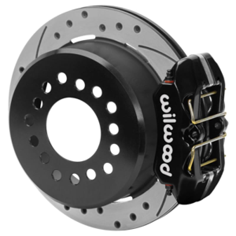 Wilwood — Wilwood Dynapro Rear Parking Brake Kit Drilled & Slotted 1964-1971 Buick/Olds/Pontiac