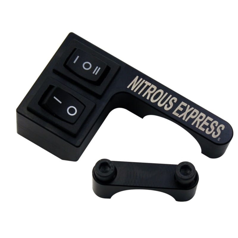 Nitrous Express — Nitrous Express Handle Bar Switch Mount (7/8in Bar and Switches Off to Left Side)
MotorcycleHandleSw
Handle Bar Mount