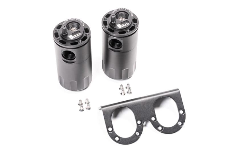 Radium Engineering — Radium Engineering Dual Universal Catch Can Kit - Fluid Lock