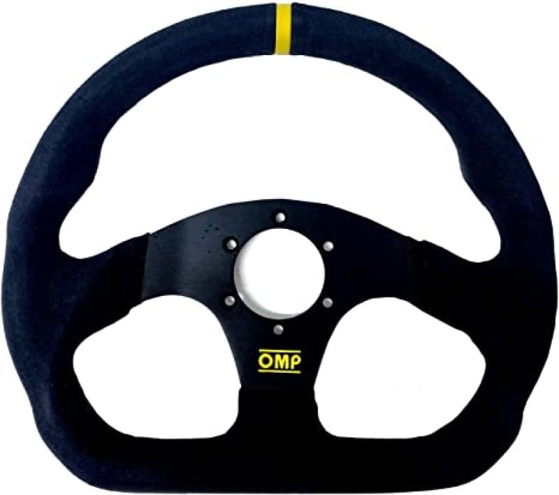 OMP — OMP Superquadro Steering Wheel - Small Spokes - Suede (Black)