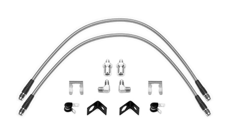 Wilwood — Wilwood Flexline Kit 25 inch 3/8-24 to 90 Degree