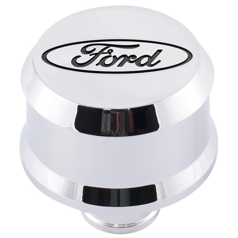 Ford Racing — Ford Racing Slant Edge Breather - Chrome
Oil Breather Cap