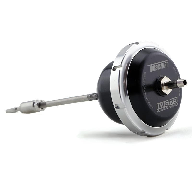 Turbosmart — Turbosmart IWG75 2.3L EcoBoost Ford Mustang 12 PSI Black Internal Wastegate Actuator
Wastegate