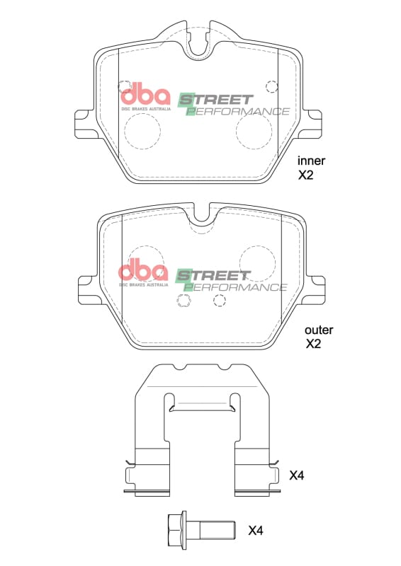 DBA — DBA 20-23 Toyota Supra (345mm Rear Rotor) SP Performance Rear Brake Pads
Brake Pad