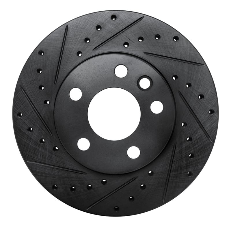 R1 Concepts — R1 96-00 Volkswagen EuroVan Front Left Drilled & Slotted Black Brake Rotor
R1 Brake Rotor Drill
