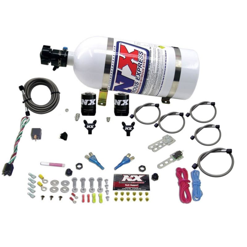 Nitrous Express — Nitrous Express BMW EFI All Dual Nozzle Nitrous Kit (50-300 HP) w/10lb Bottle
Injection System Kit
N2OSys