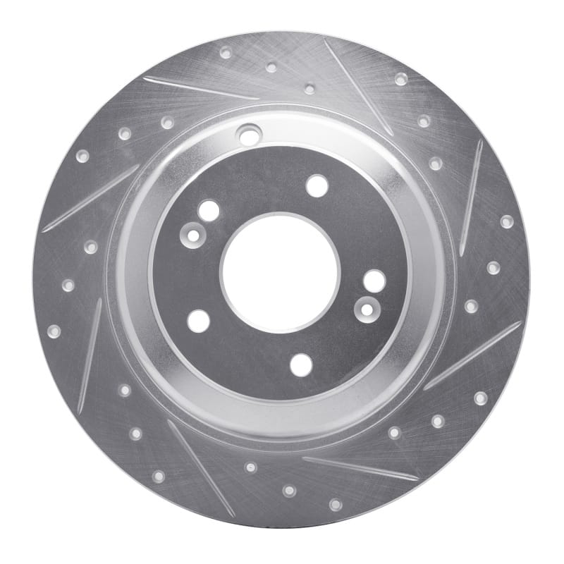 R1 Concepts — R1 10-16 Hyundai Genesis Coupe Rear Right Drilled & Slotted Silver Brake Rotor
R1 Brake Rotor Drill