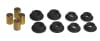 Prothane — Prothane 86-88 Mazda RX-7 Rear End Link Bushings - Black
SWAY BAR BUSHINGS