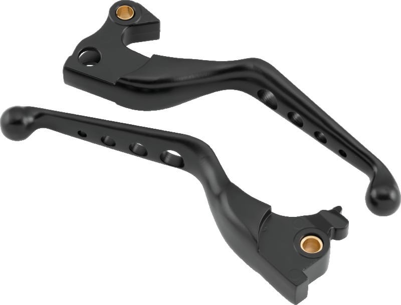 Bikers Choice — Bikers Choice 14-22 XL Black O Series 4 Hole Lever Set