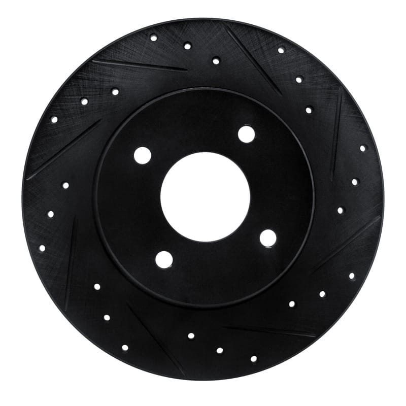 R1 Concepts — R1 84-85 Nissan 300ZX Rear Right Drilled & Slotted Black Brake Rotor
R1 Brake Rotor Drill