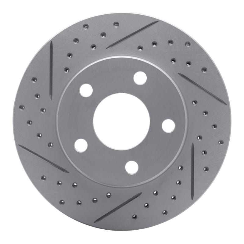 R1 Concepts — R1 90-97 Buick Lesabre Front Left Drilled & Slotted Geo-Carbon Rotor
