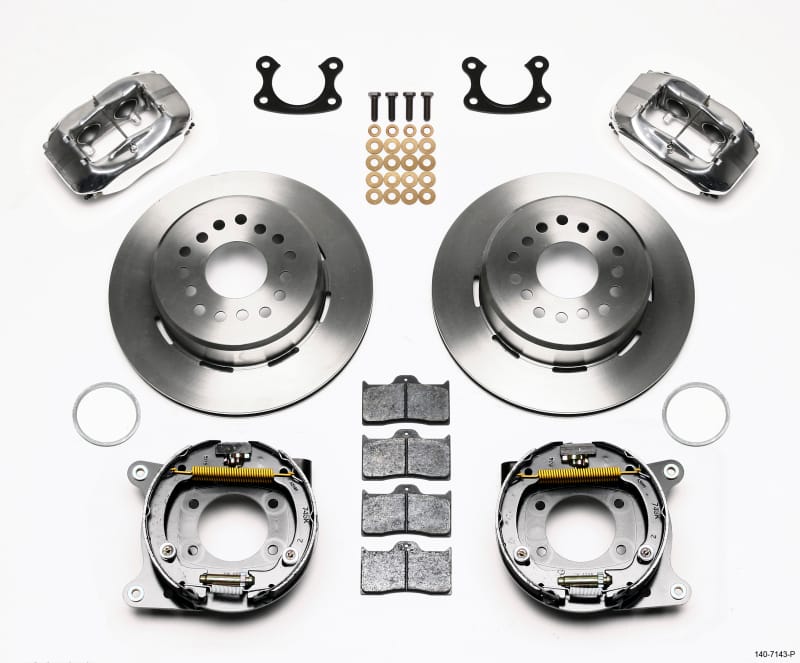 Wilwood — Wilwood Forged Dynalite P/S Park Brake Kit Polished Small Ford 2.66in Offset
BRAKE KIT