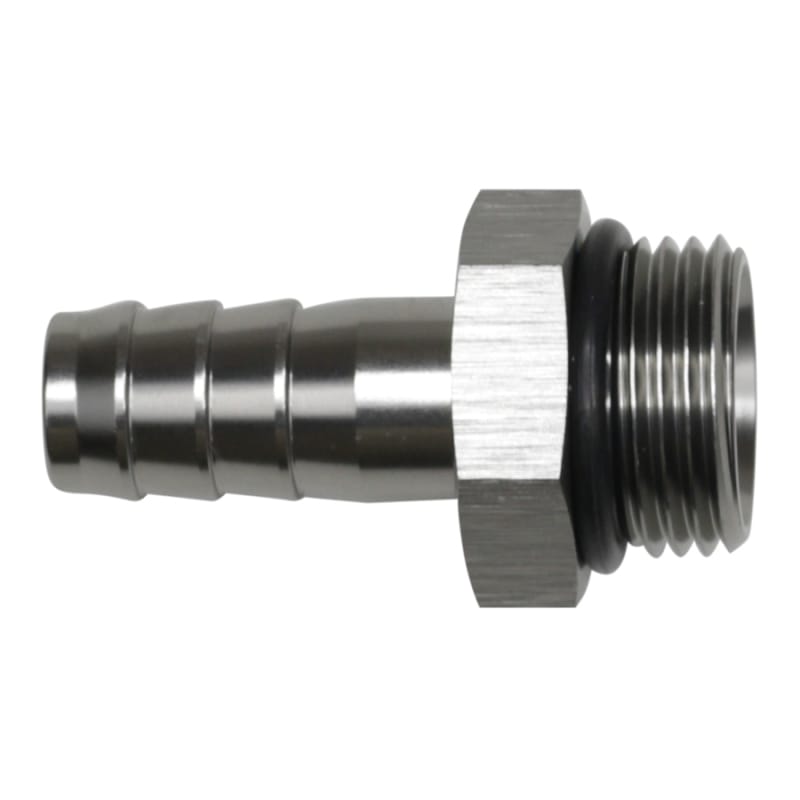 DeatschWerks — DeatschWerks 10AN ORB Male to 1/2in Male Triple Barb Fitting (Incl O-Ring) - Anodized DW Titanium
Lines & Fittings