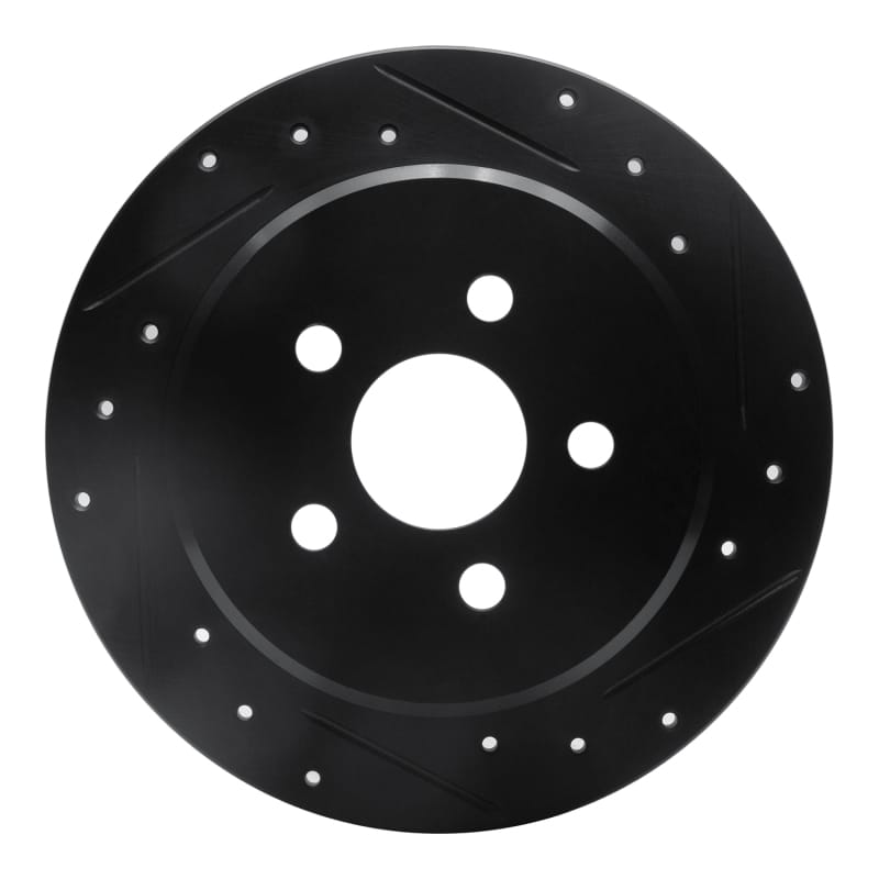 R1 Concepts — R1 03-10 Chrysler PT Cruiser Rear Right Drilled & Slotted Black Brake Rotor
R1 Brake Rotor Drill