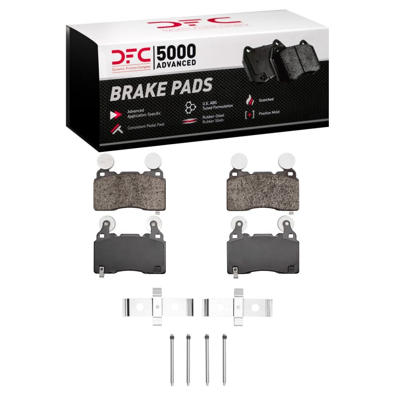 DFC — DFC 10-15 Chevrolet Camaro Front 5000 Advanced Low Metallic Brake Pads and Hardware Kit
DFC Brake Pad Set
