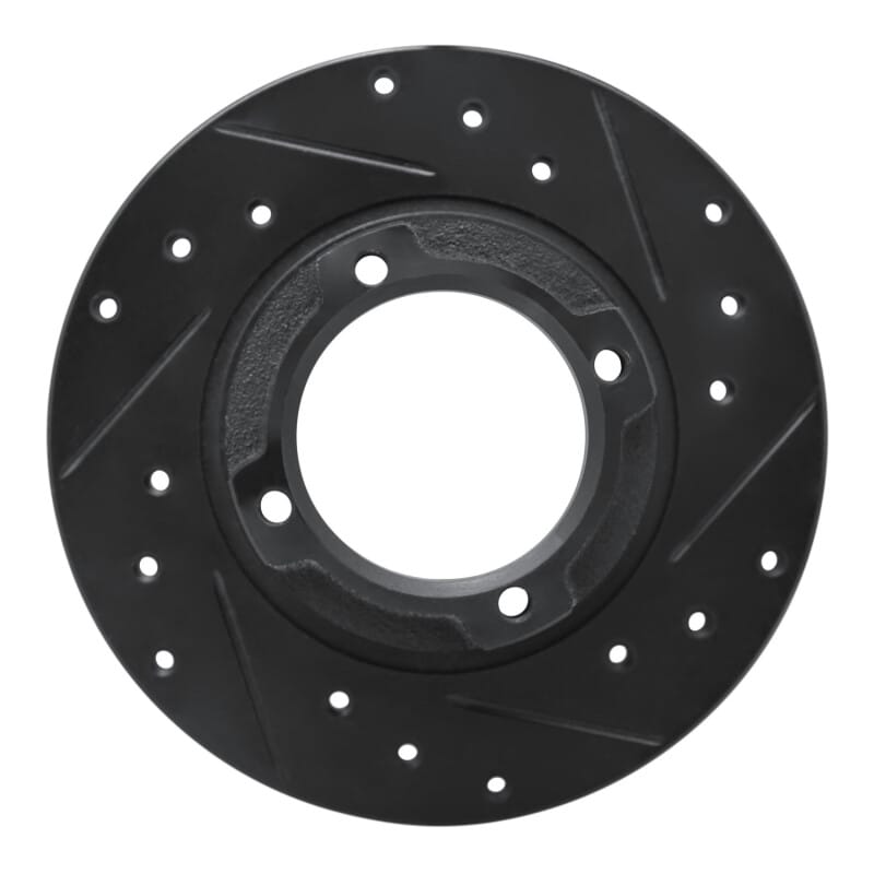 R1 Concepts — R1 85-91 Subaru Loyale Rear Right Drilled & Slotted Black Brake Rotor
R1 Brake Rotor Drill