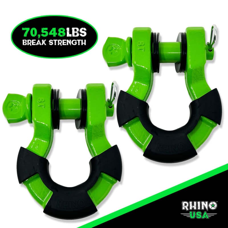 Rhino USA — Rhino USA 8T Super Shackle 2-Pack (Green)
Tow Hook