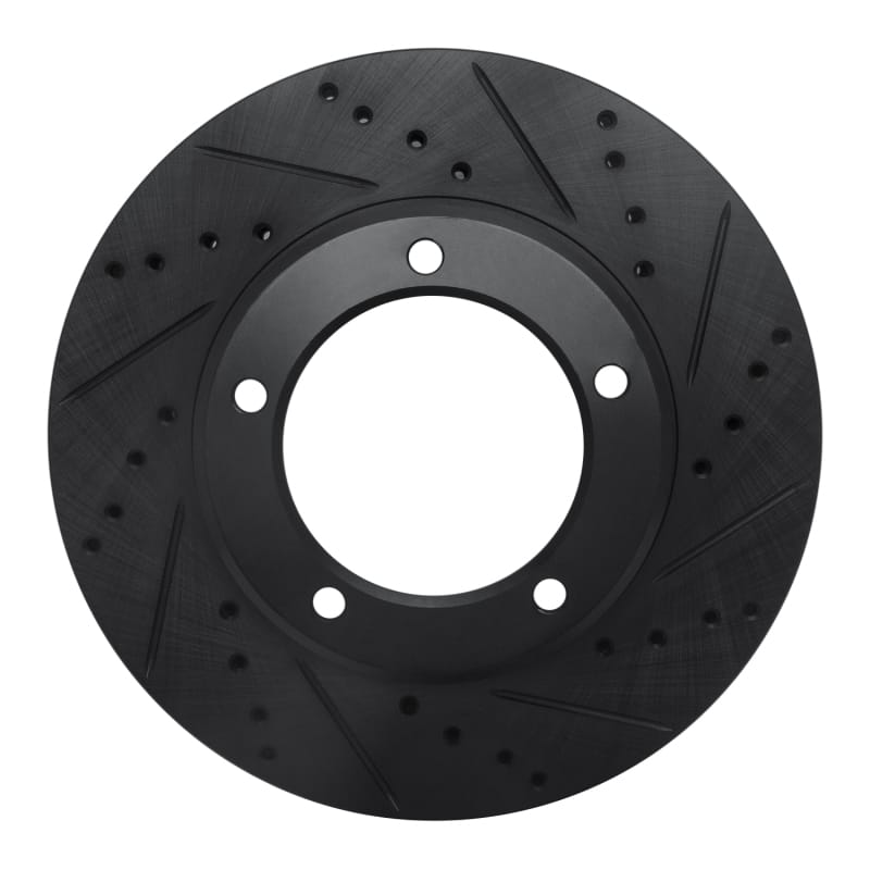 R1 Concepts — R1 98-07 Lexus LX470 Front Right Drilled & Slotted Black Brake Rotor
R1 Brake Rotor Drill