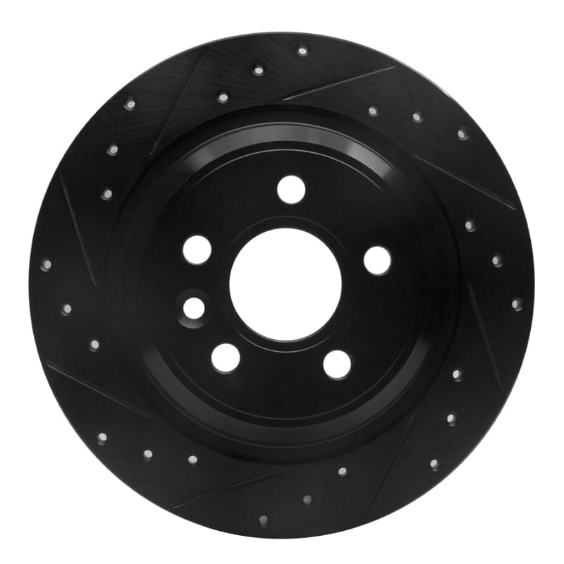 R1 Concepts — R1 07-18 Volvo V60 Cross Country Rear Left Drilled & Slotted Black Brake Rotor
R1 Brake Rotor Drill