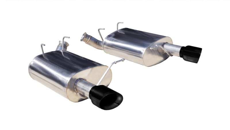 CORSA Performance — Corsa 2011-2014 Ford Mustang 3.7L V6 Black Sport Axle-Back Dual Rear Exhaust
Exhaust