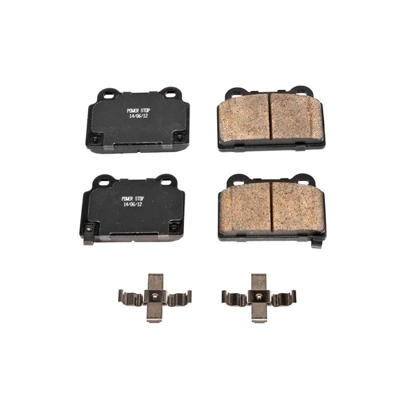 PowerStop — Power Stop 08-15 Mitsubishi Lancer Rear Z17 Evolution Ceramic Brake Pads w/Hardware
Z17 Brake Pads