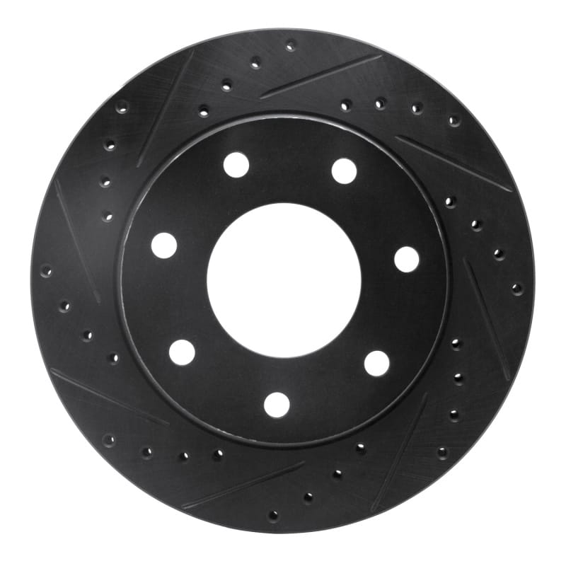 R1 Concepts — R1 97-04 Ford F-250 4WD (Excl Super Duty) Front Left Drilled & Slotted Black Brake Rotor
R1 Brake Rotor Drill