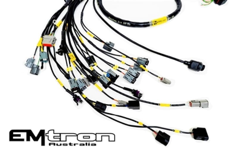 Rywire — Rywire K-Series Naturally Aspirated w/Emtron KV8 ECU Engine Harness (w/4 Inj / No EMAP/Boost)