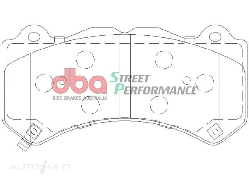 DBA — DBA 07-22 Nissan GT-R R35 Front Street Performance Brake Pad Kit
Brake Pad