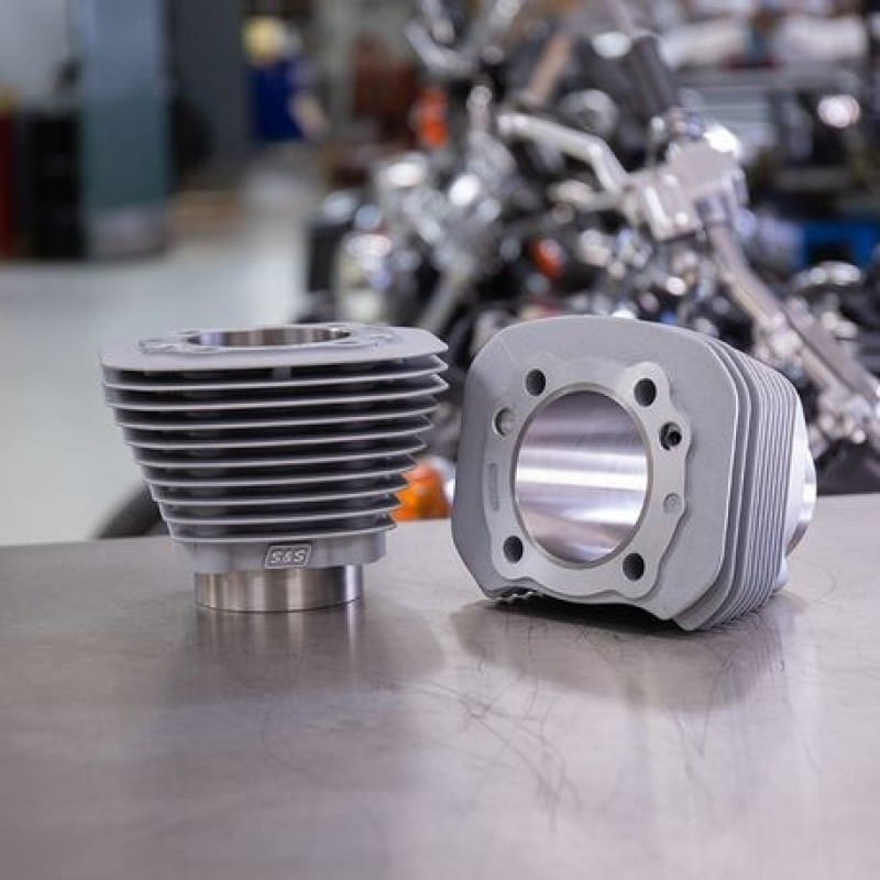 S&S Cycle — S&S Cycle 86-21 Sportster Models 1250cc 3 9/16in Bore Cylinder Set - Silver