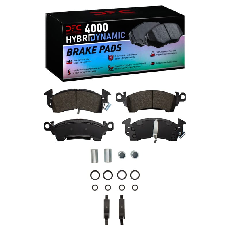 DFC — DFC 67-73 Buick LeSabre Front 4000 HybriDynamic Brake Pads and Hardware Kit
DFC Brake Pad Set