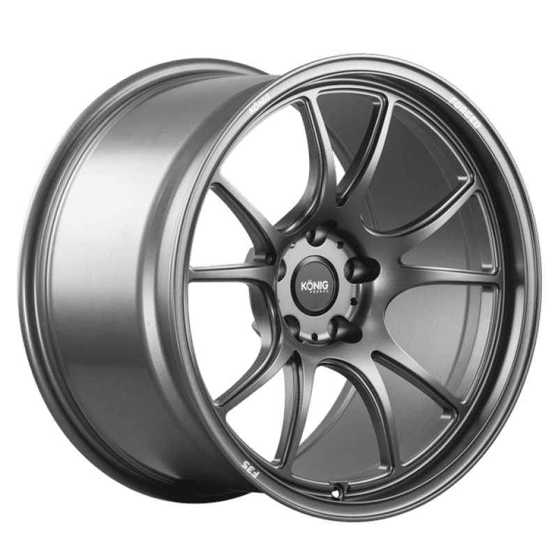 Konig — Konig Forged F3S 19X9 5X130 ET48 Satin Charcoal Knurled Bead