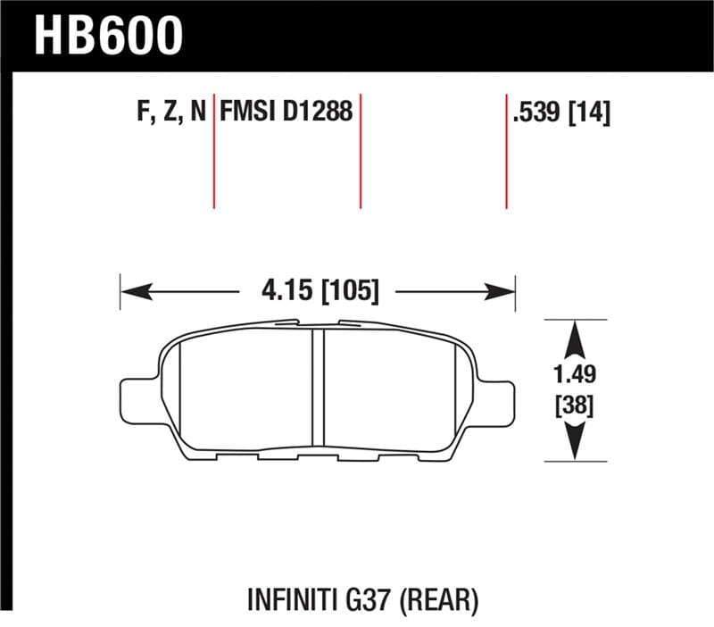 Hawk Performance — HPS Disc Brake Pad