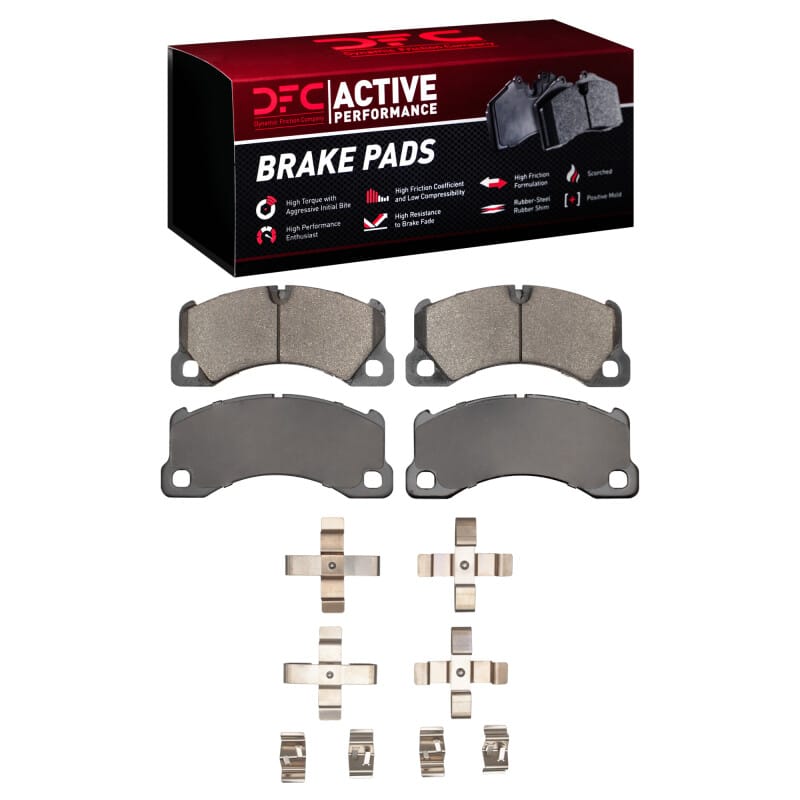 DFC — DFC 08-25 Audi e-TRON GT Front Active Performance Pads and Hardware Kit
DFC Brake Pad Set