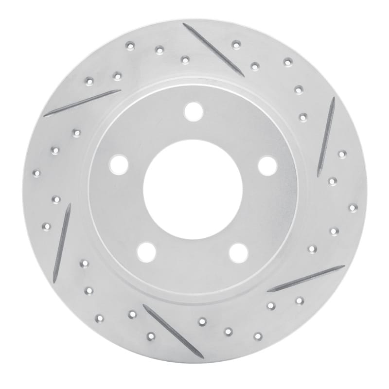R1 Concepts — R1 93-03 Ford Probe Rear Right Drilled & Slotted Geo-Carbon Rotor