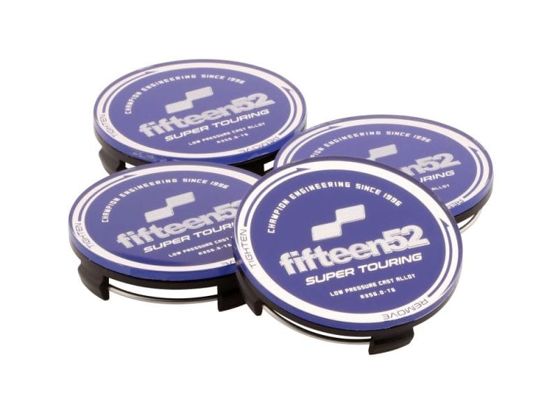 fifteen52 — fifteen52 Super Touring (Chicane/Podium) Center Cap Set of Four - Blue/Chrome
fft52-ST-CAP-BLUE-SET