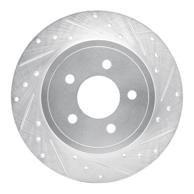 R1 Concepts — R1 05-08 Ford Escape Rear Right Drilled & Slotted Silver Brake Rotor
R1 Brake Rotor Drill
