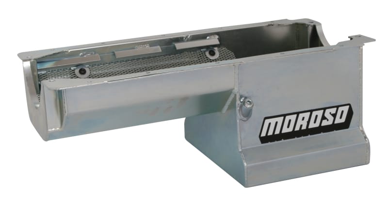 Moroso — Moroso Dart/Rocket Small Block (May Require Cross-Member Mod) Wet Sump 7qt 8.25in Steel Oil Pan