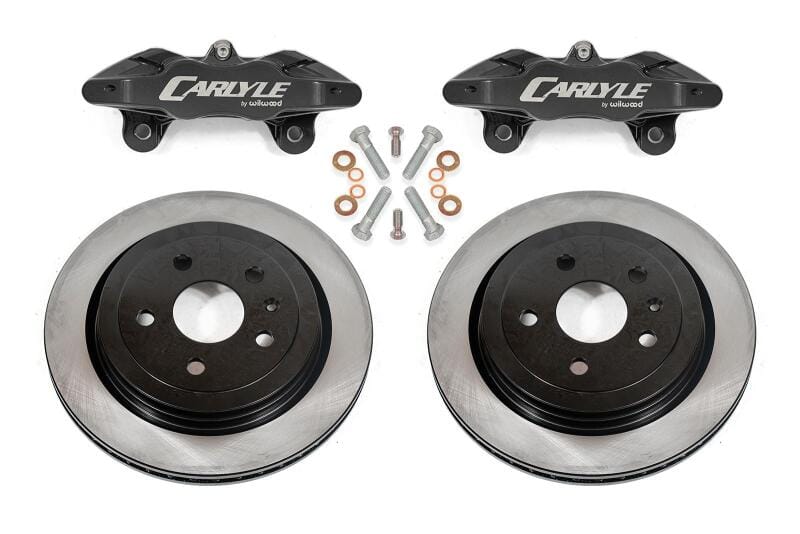 BMR Suspension — BMR 14-19 Chevrolet Corvette C7 Brake Kit For 15in Conversion Solid Rotors Black Calipers