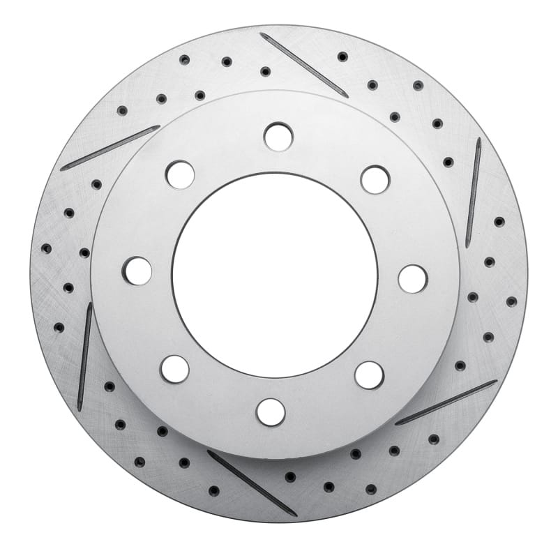 R1 Concepts — R1 99-20 Chevrolet Silverado 1500 Hd Rear Right Drilled & Slotted Geo-Carbon Rotor