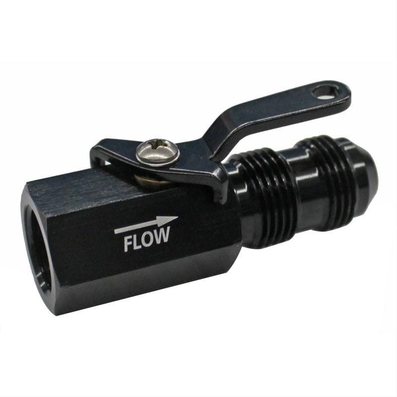 Fragola — Fragola 3/8in NPT Female Inlet x -8AN Male Outlet On/Off Shut Off Valve