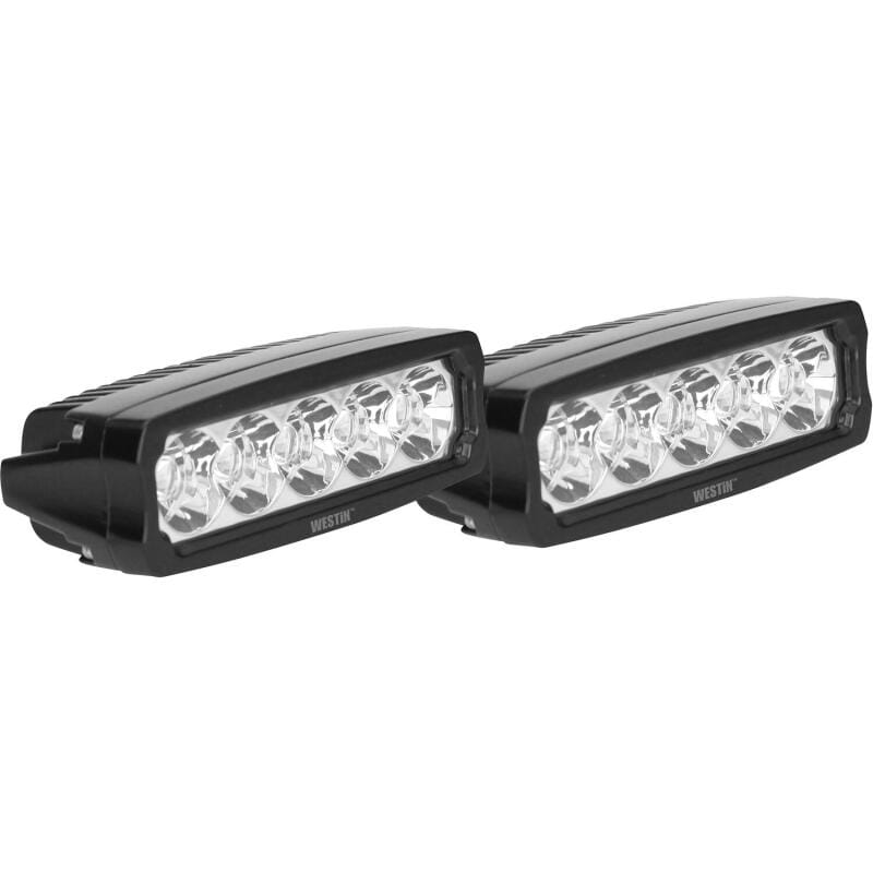 Westin — Westin Fusion5 LED Light Bar Single Row 5.5 inch Flex w/3W Epistar (Set of 2) - Black
LED Light Bar