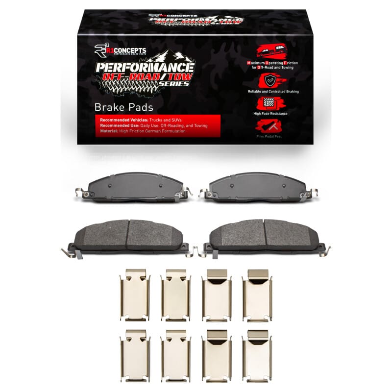 R1 Concepts — R1 2009-2018 Dodge Ram 2500 Rear Performance Off-Road/Tow Brake Pads & Hardware Kit
R1 Performance Off-R