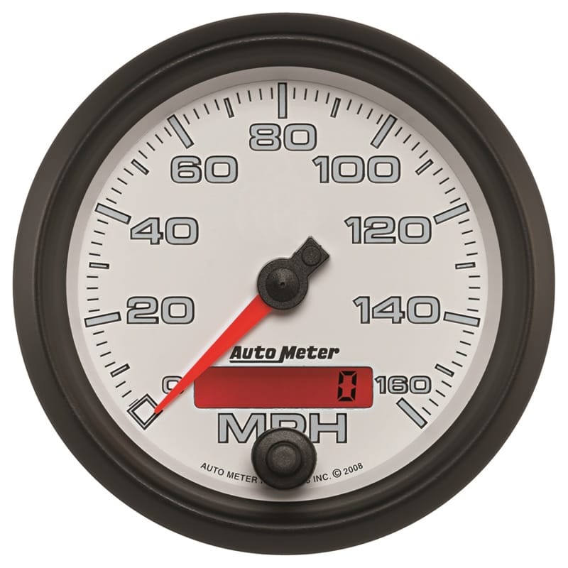 AutoMeter — Autometer Pro-Cycle Gauge Speedometer 3 3/8in 160Mph Elec. Programmable White
3.4" SPD 160 M PCPH2