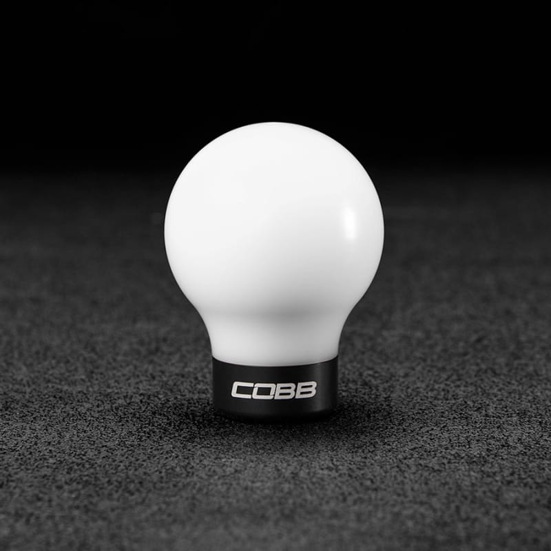 COBB — Cobb 08-15 EVO X GSR/MR/MRT White with Black Base Shift Knob
