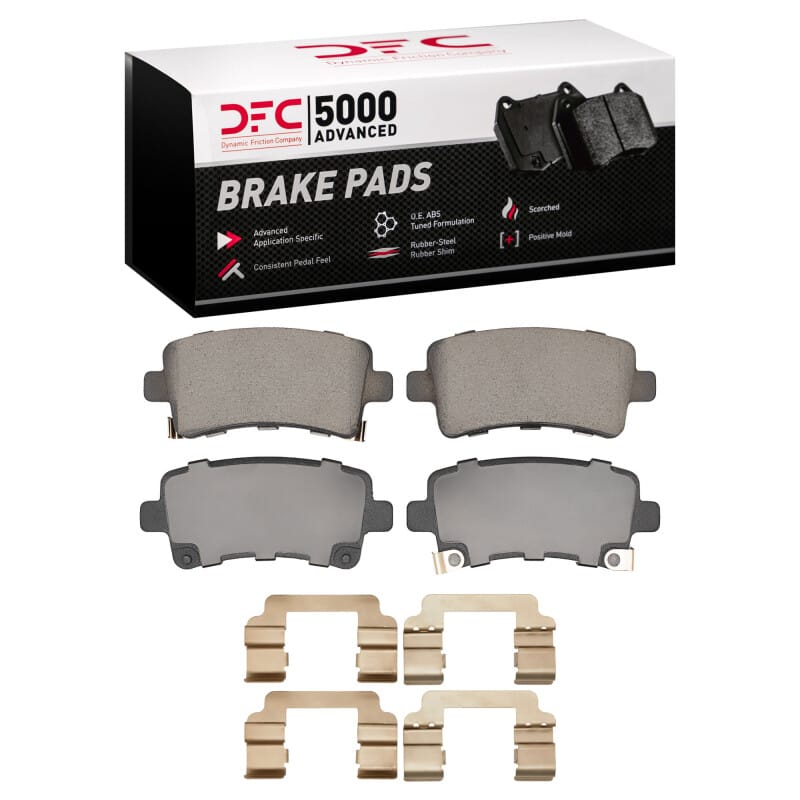 DFC — DFC 11-13 Buick Regal Rear 5000 Advanced Low Metallic Brake Pads and Hardware Kit
DFC Brake Pad Set
