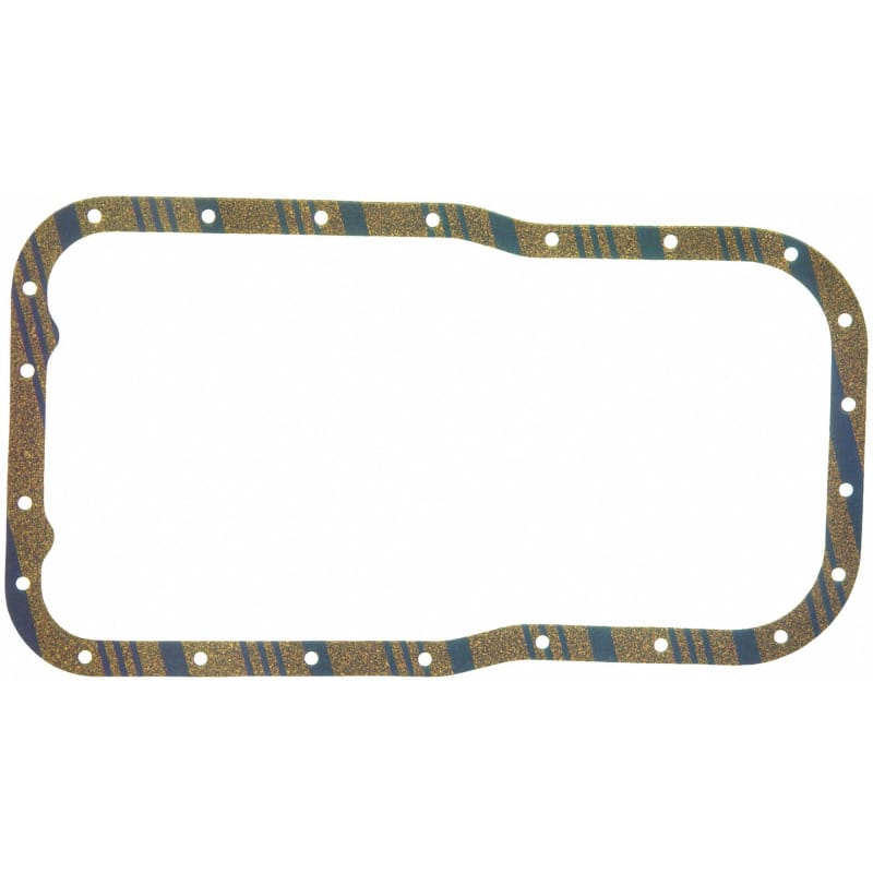 Fel-Pro — Fel-Pro Nissan D21 OS 20042 C Engine Oil Pan Gasket Set Blue Stripe cork-rubber