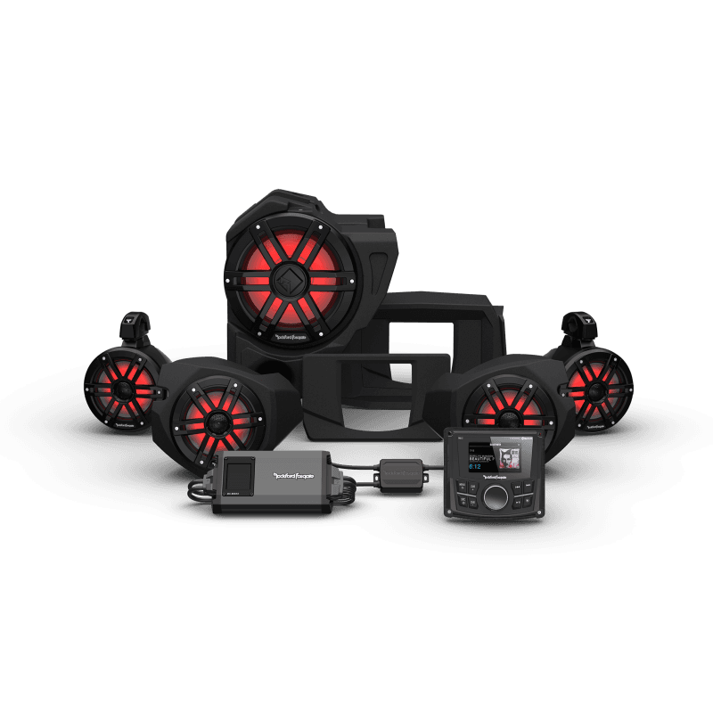 Rockford Fosgate UTV — Rockford Fosgate 14+ RZR Stage-4 Audio System (Gen-3)